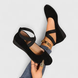 Klassieke ballerina's voor dames | Kruisbandjes