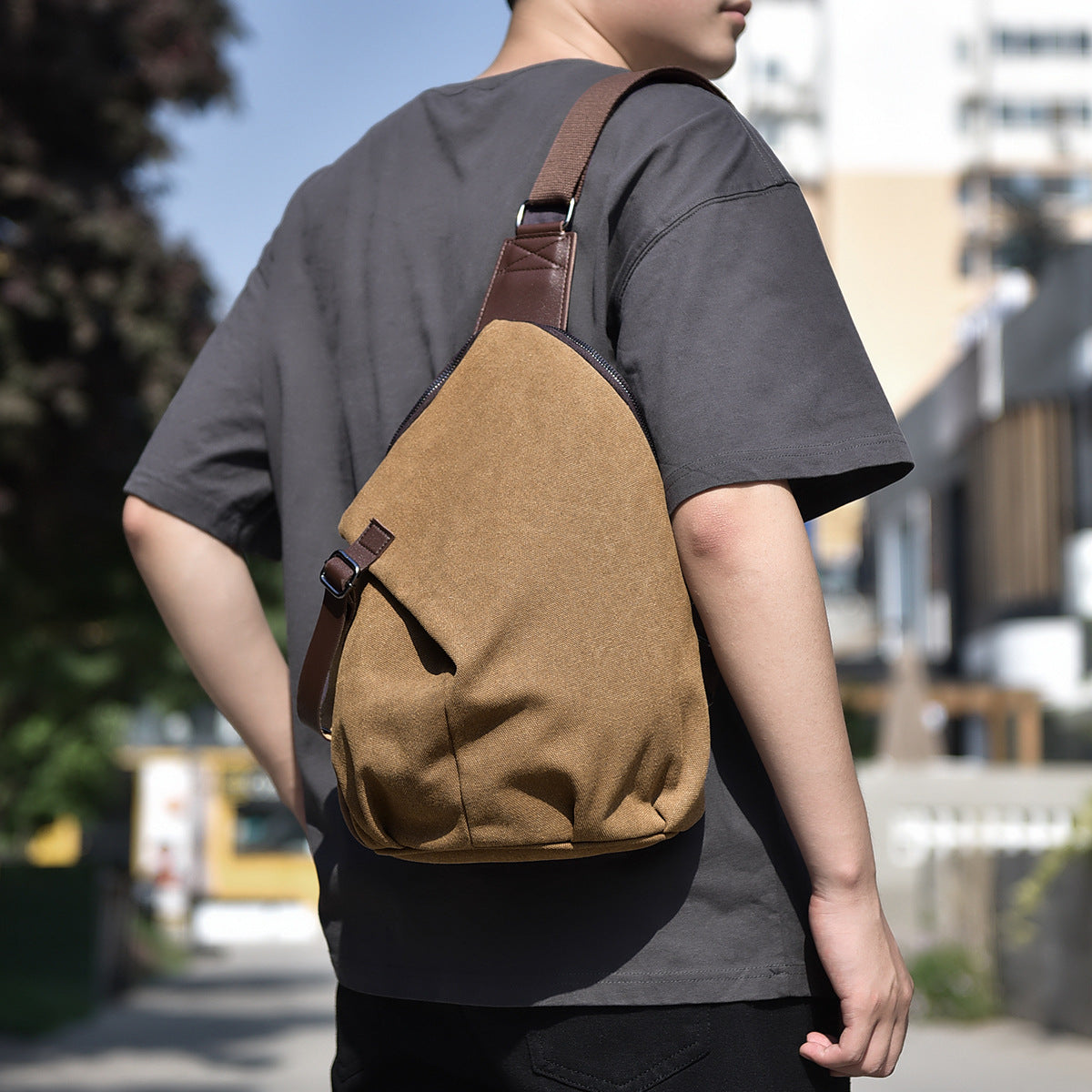 Bandolera De Lona Para Hombre | Correa Ajustable · SeemSeem