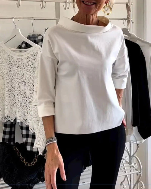 Blusa Holgada Para Mujer | Cuello Vuelto · SeemSeem