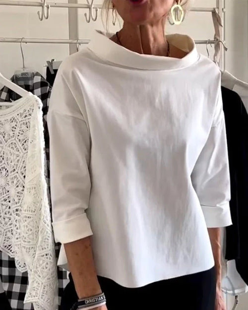 Blusa Holgada Para Mujer | Cuello Vuelto · SeemSeem