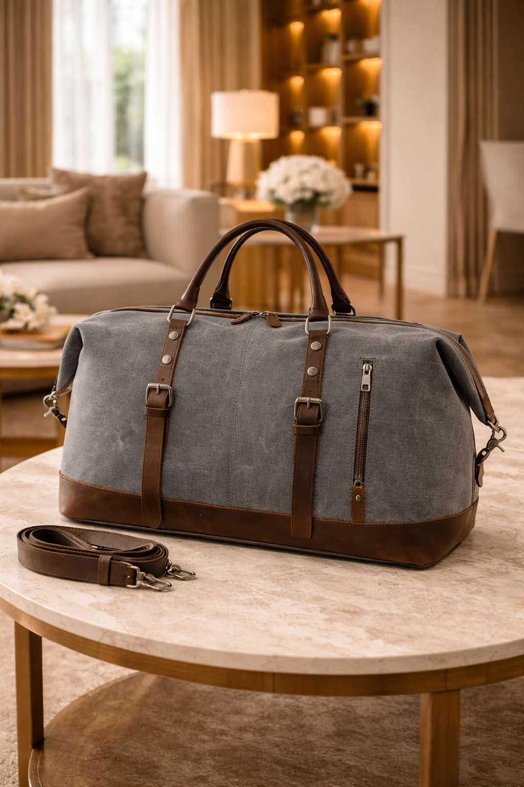 Bolsa de Viaje Clásica Para Hombre | Lona · SeemSeem