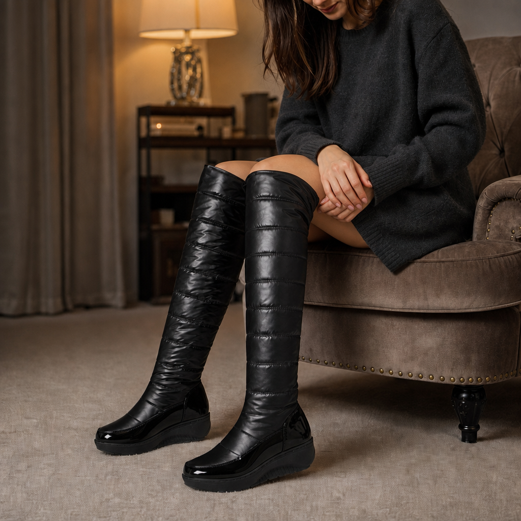 Botas Acolchadas Para Mujer | Caña Alta · SeemSeem