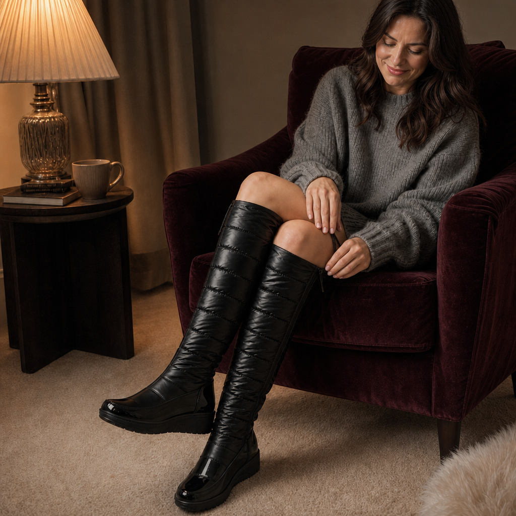 Botas Acolchadas Para Mujer | Caña Alta · SeemSeem
