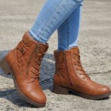Botas Acordonadas Para Mujer | Acolchadas