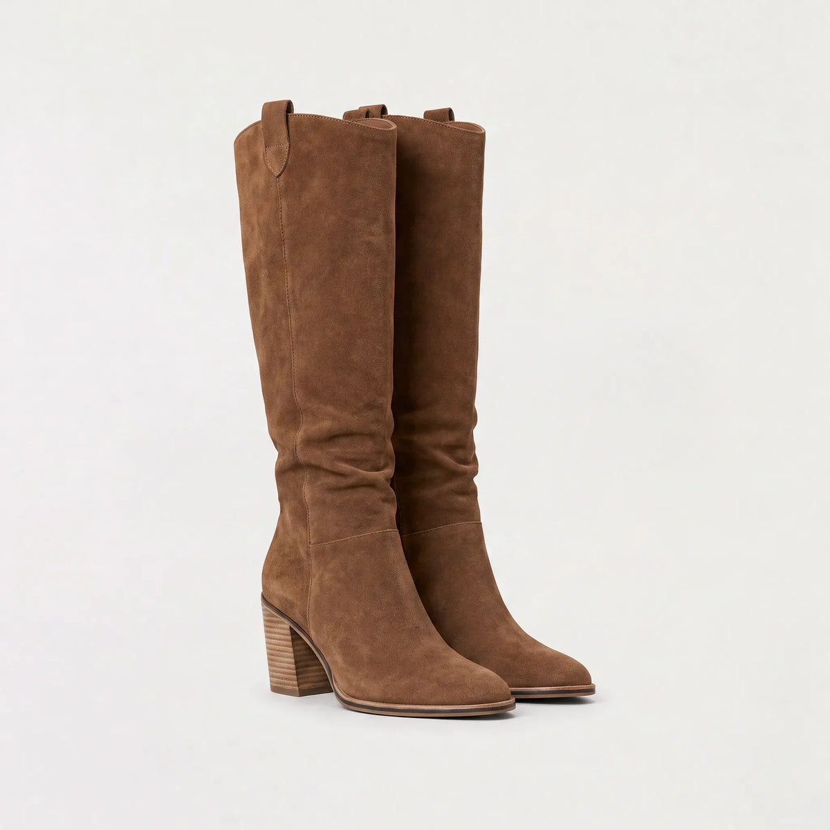Botas Altas De Tacón Para Mujer | Ante · SeemSeem