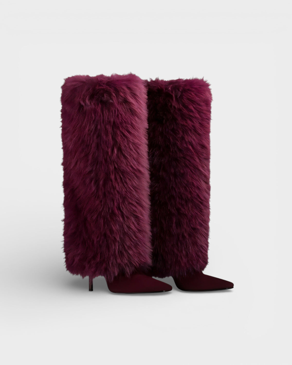 Botas Altas De Tacón Para Mujer | Pelo Sintético · SeemSeem