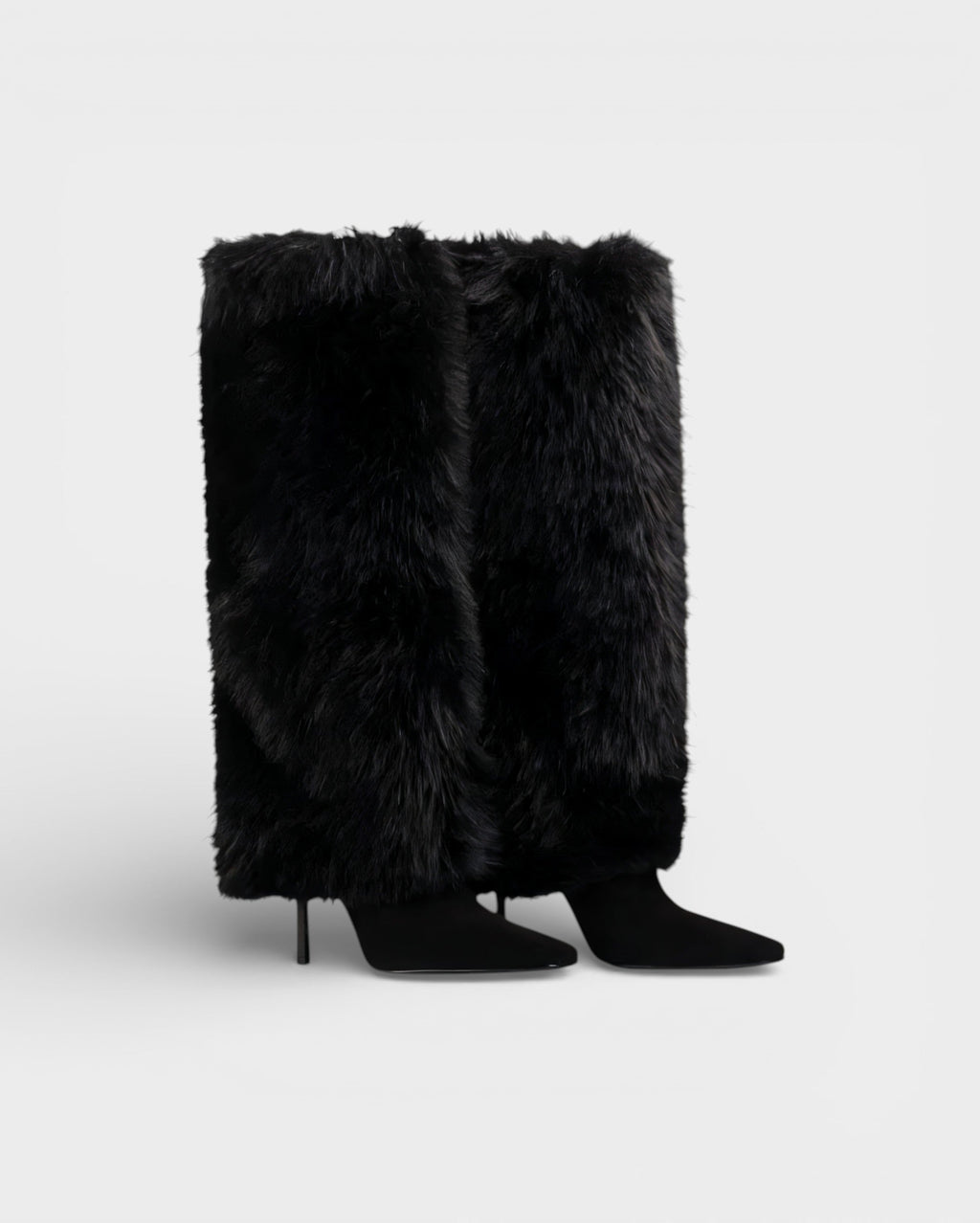 Botas Altas De Tacón Para Mujer | Pelo Sintético · SeemSeem