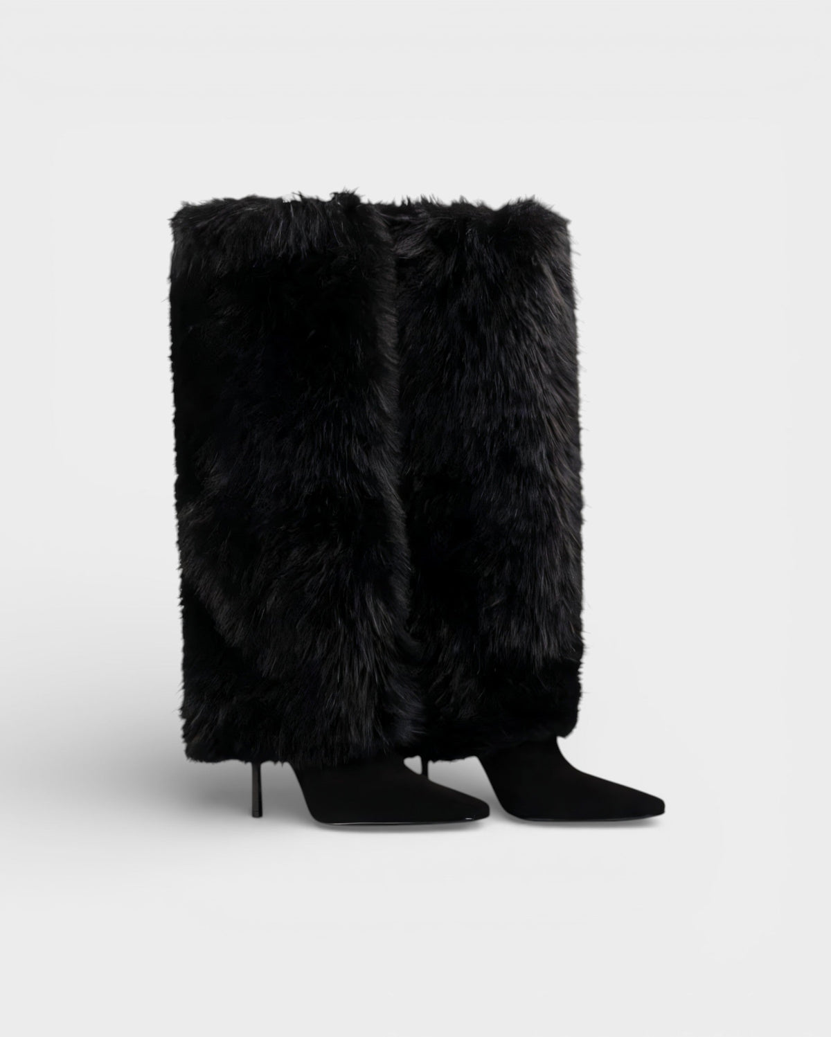 Botas Altas De Tacón Para Mujer | Pelo Sintético · SeemSeem