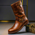 Botas Clásicas De Piel Para Hombre | Hebillas · SeemSeem