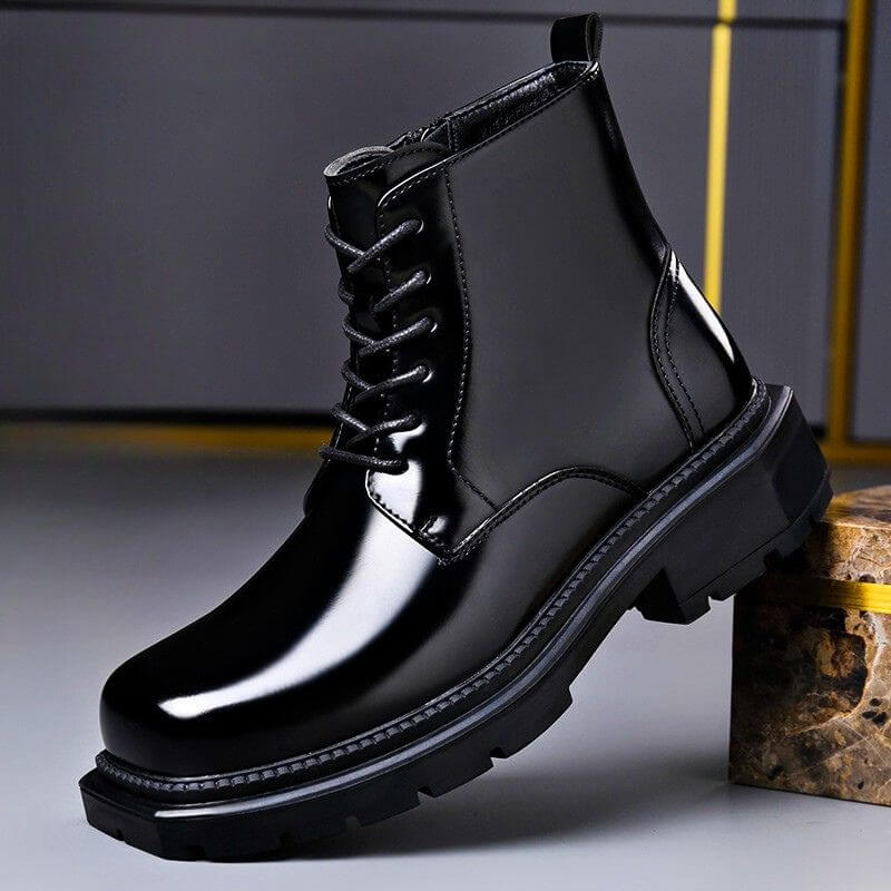 Botas Con Cordones Para Hombre | Piel · SeemSeem