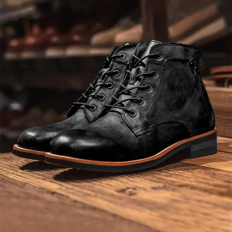 Botas Con Cordones Para Hombre | Piel · SeemSeem