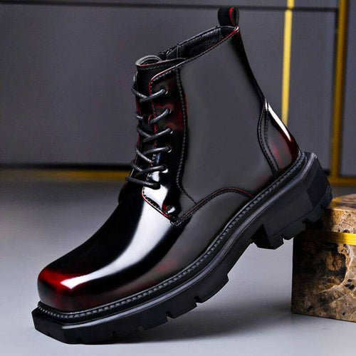 Botas Con Cordones Para Hombre | Piel · SeemSeem
