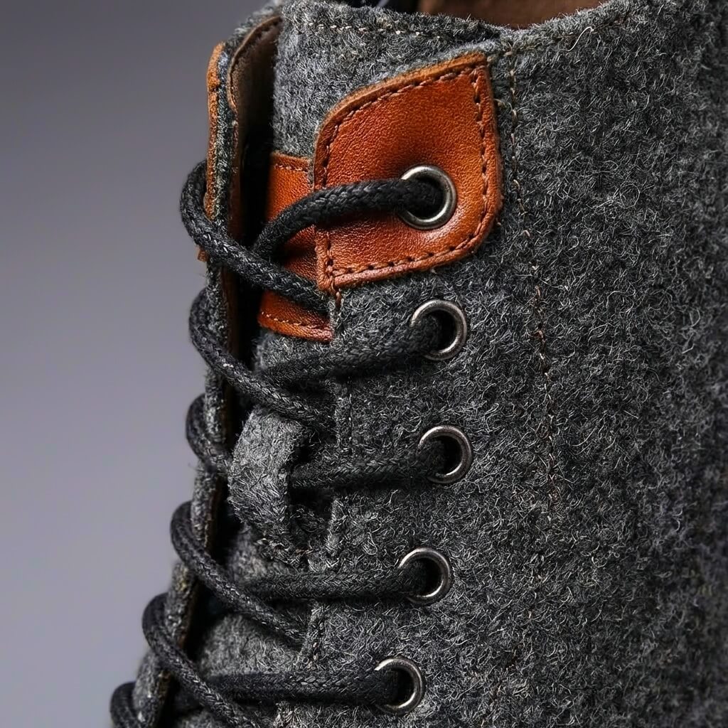 Botas Con Cordones Para Hombre | Punta De Piel · SeemSeem