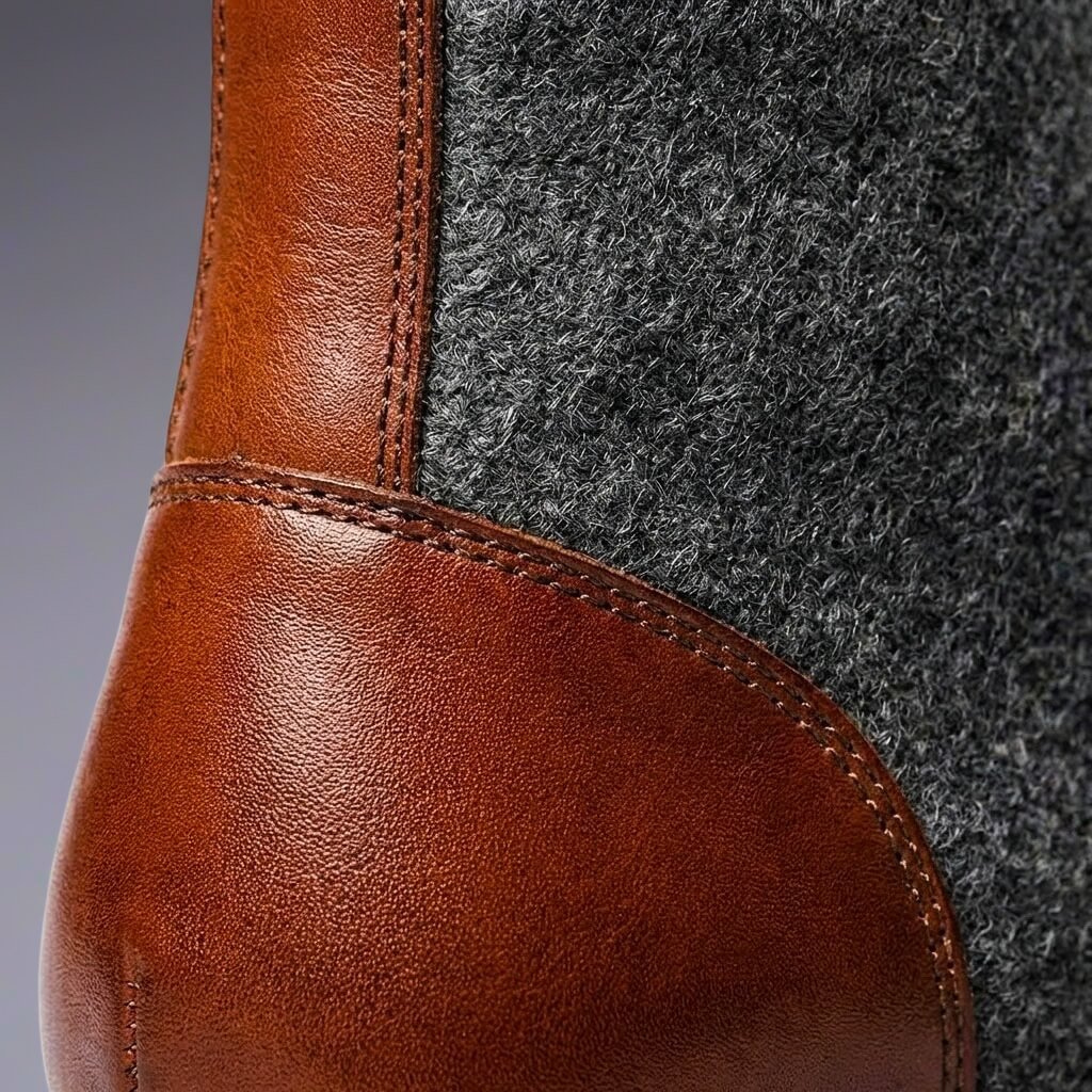 Botas Con Cordones Para Hombre | Punta De Piel · SeemSeem