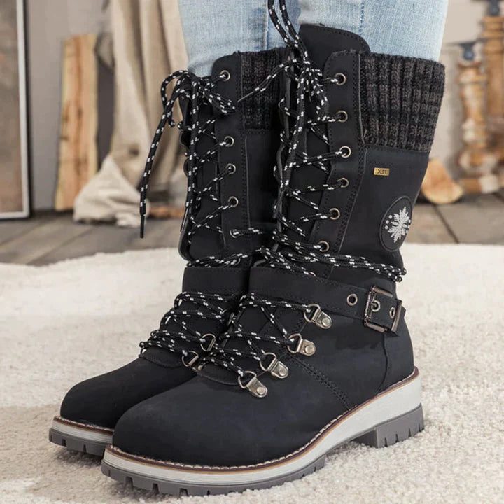 Botas Con Cordones Para Mujer | Caña Media · SeemSeem