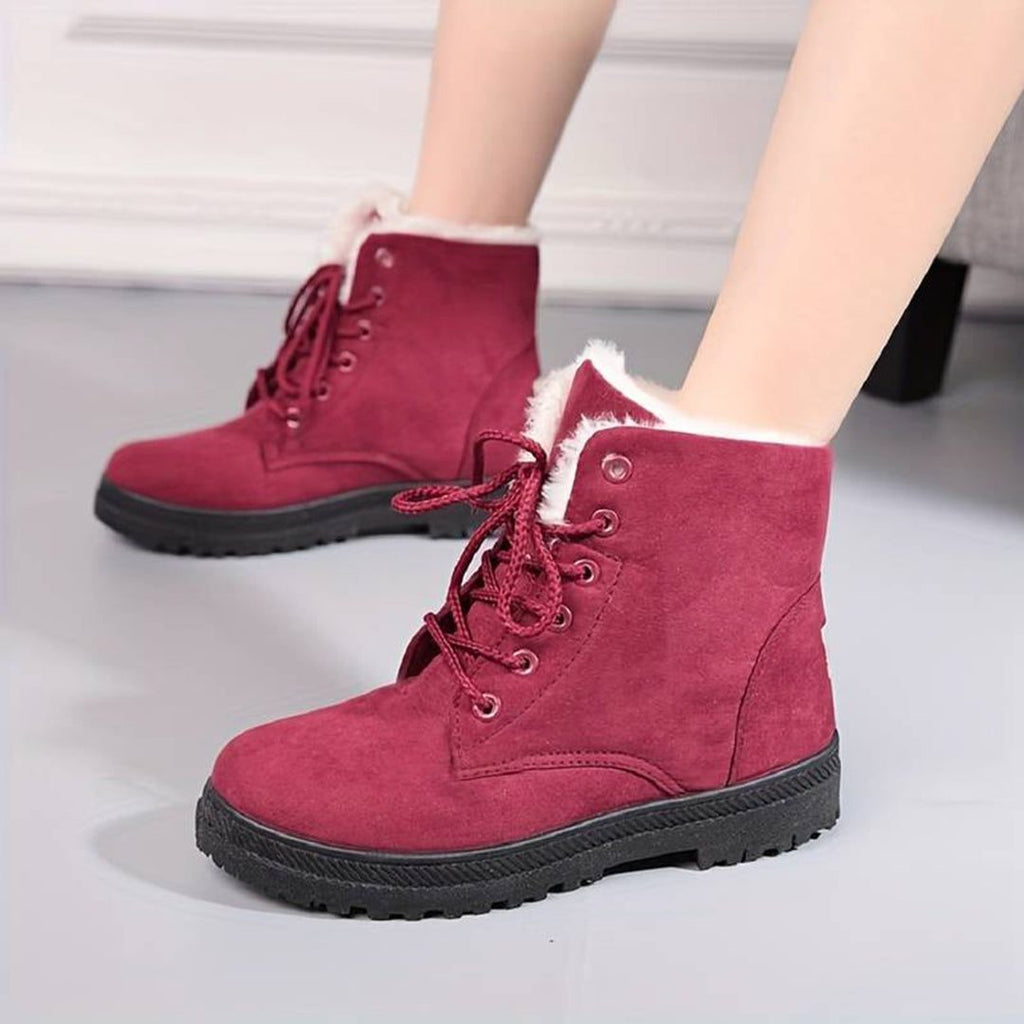 Botas Con Cordones Para Mujer | Forro Peludo · SeemSeem