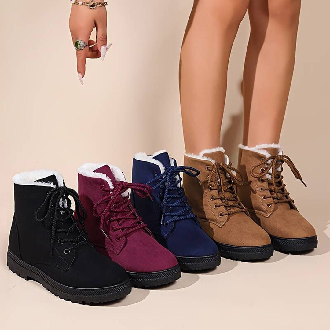 Botas Con Cordones Para Mujer | Forro Peludo · SeemSeem