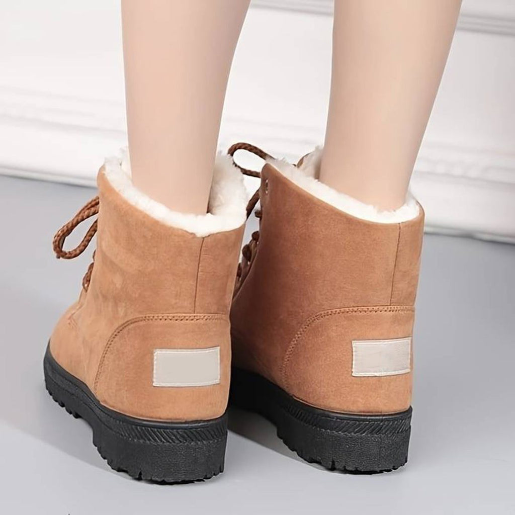 Botas Con Cordones Para Mujer | Forro Peludo · SeemSeem