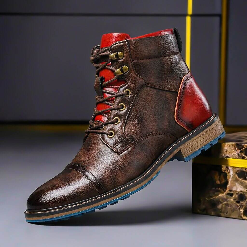 Botas De Cordones Para Hombre | Piel Auténtica · SeemSeem