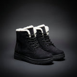 Damen-Winterstiefel mit Schnürung | Dicke Sohle