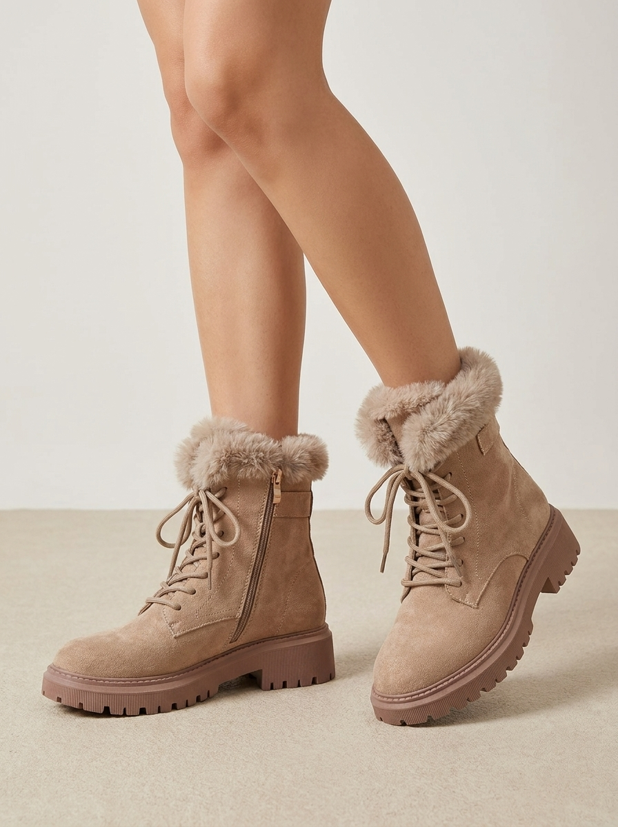 Winterstiefel für Damen | Kunstfell