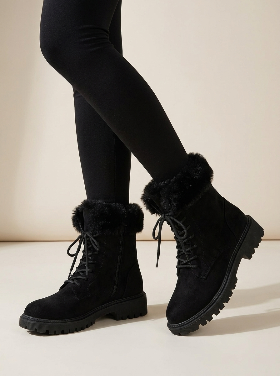 Winterstiefel für Damen | Kunstfell