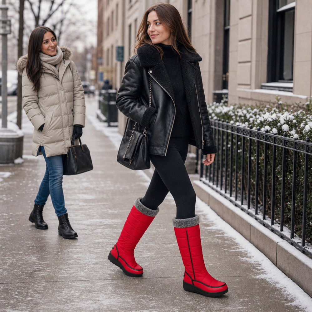 Botas De Nieve Altas Para Mujer | Forro Polar · SeemSeem