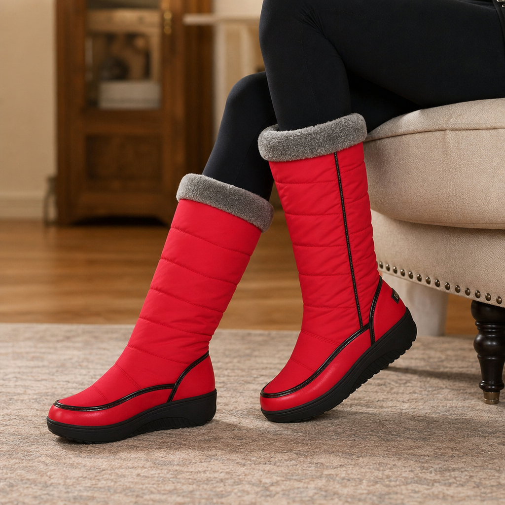 Botas De Nieve Altas Para Mujer | Forro Polar · SeemSeem