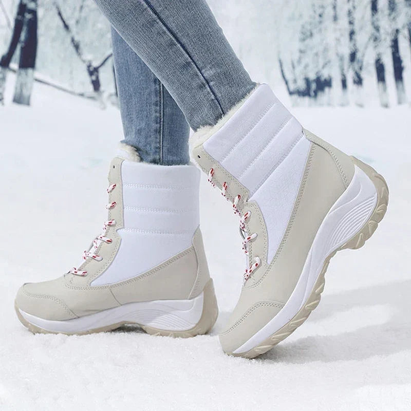 Botas De Nieve Con Cordones Para Mujer | Forro Peludo · SeemSeem