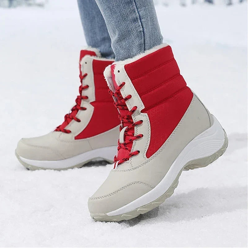 Botas De Nieve Con Cordones Para Mujer | Forro Peludo · SeemSeem