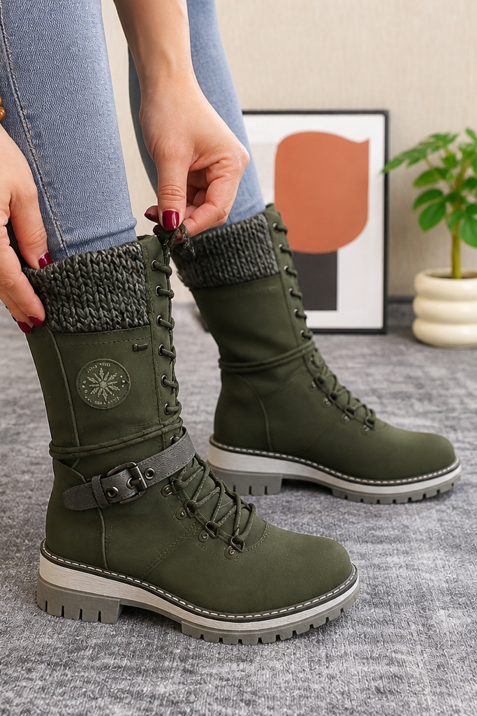 Botas Militares Para Mujer | Cordones · SeemSeem