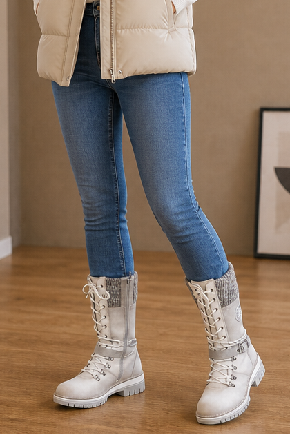 Botas Militares Para Mujer | Cordones · SeemSeem