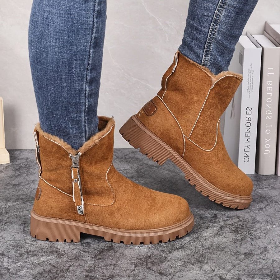 Botas Para Mujer Con Cremallera | Forro Peludo · SeemSeem