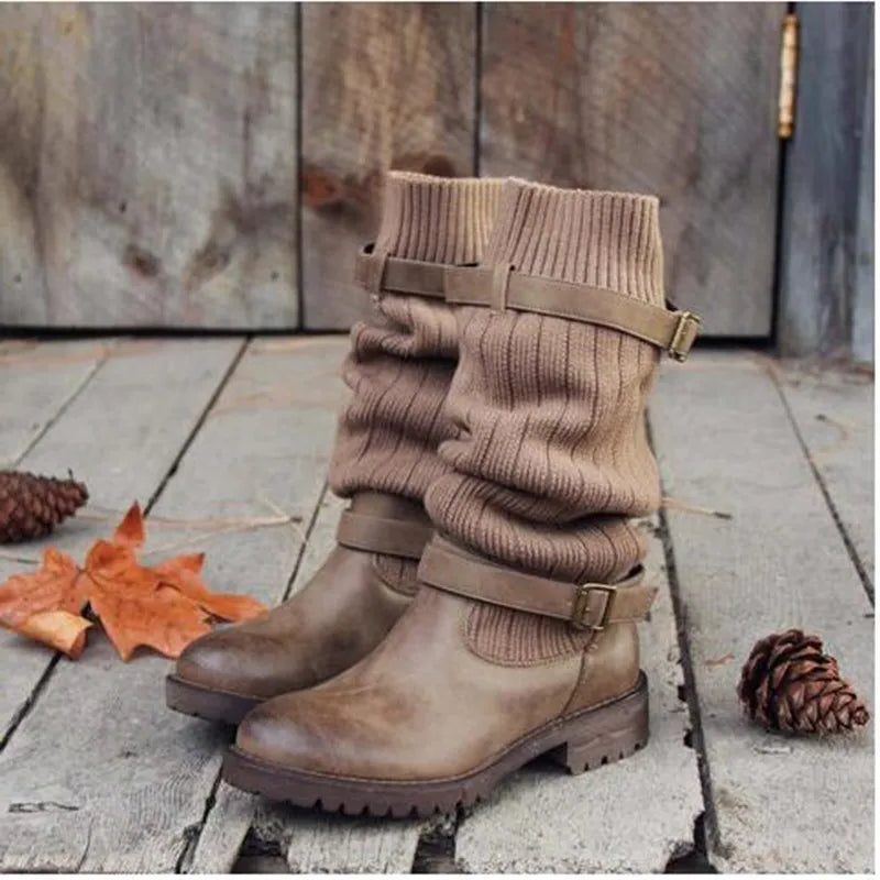 Botas Slouch Para Mujer | Punto Tejido · SeemSeem