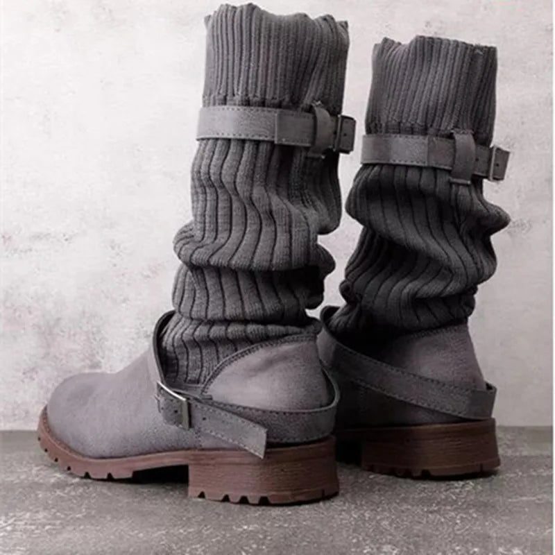 Botas Slouch Para Mujer | Punto Tejido · SeemSeem
