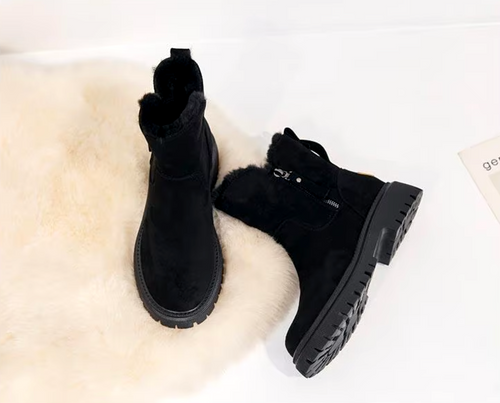 Botines Con Cremallera Para Mujer | Forro Peludo · SeemSeem