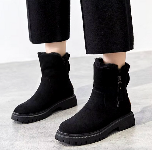 Botines Con Cremallera Para Mujer | Forro Peludo · SeemSeem