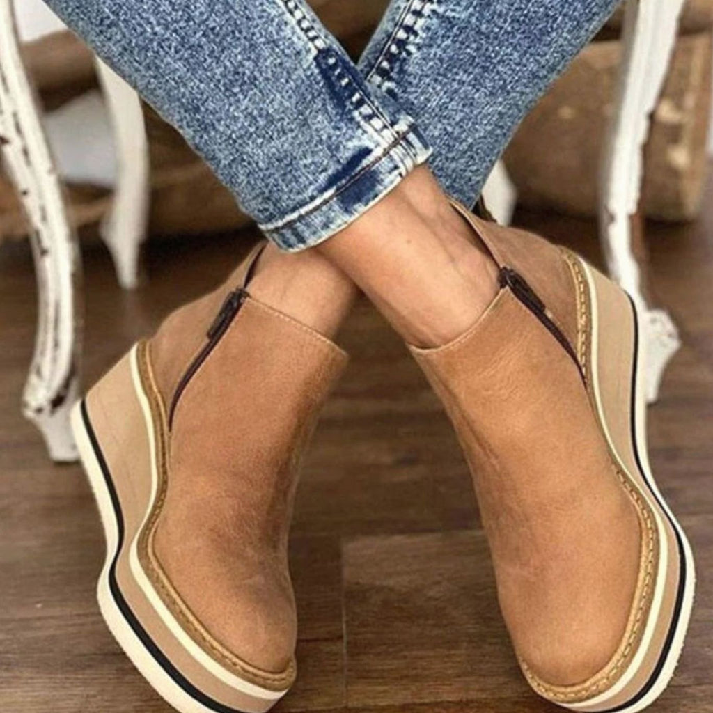 Botines Con Cuña Para Mujer | Plataforma · SeemSeem