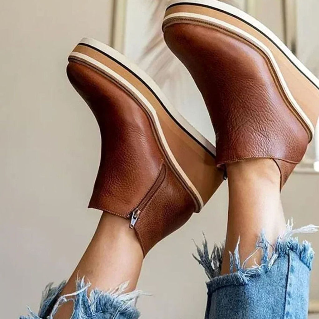Botines Con Cuña Para Mujer | Plataforma · SeemSeem