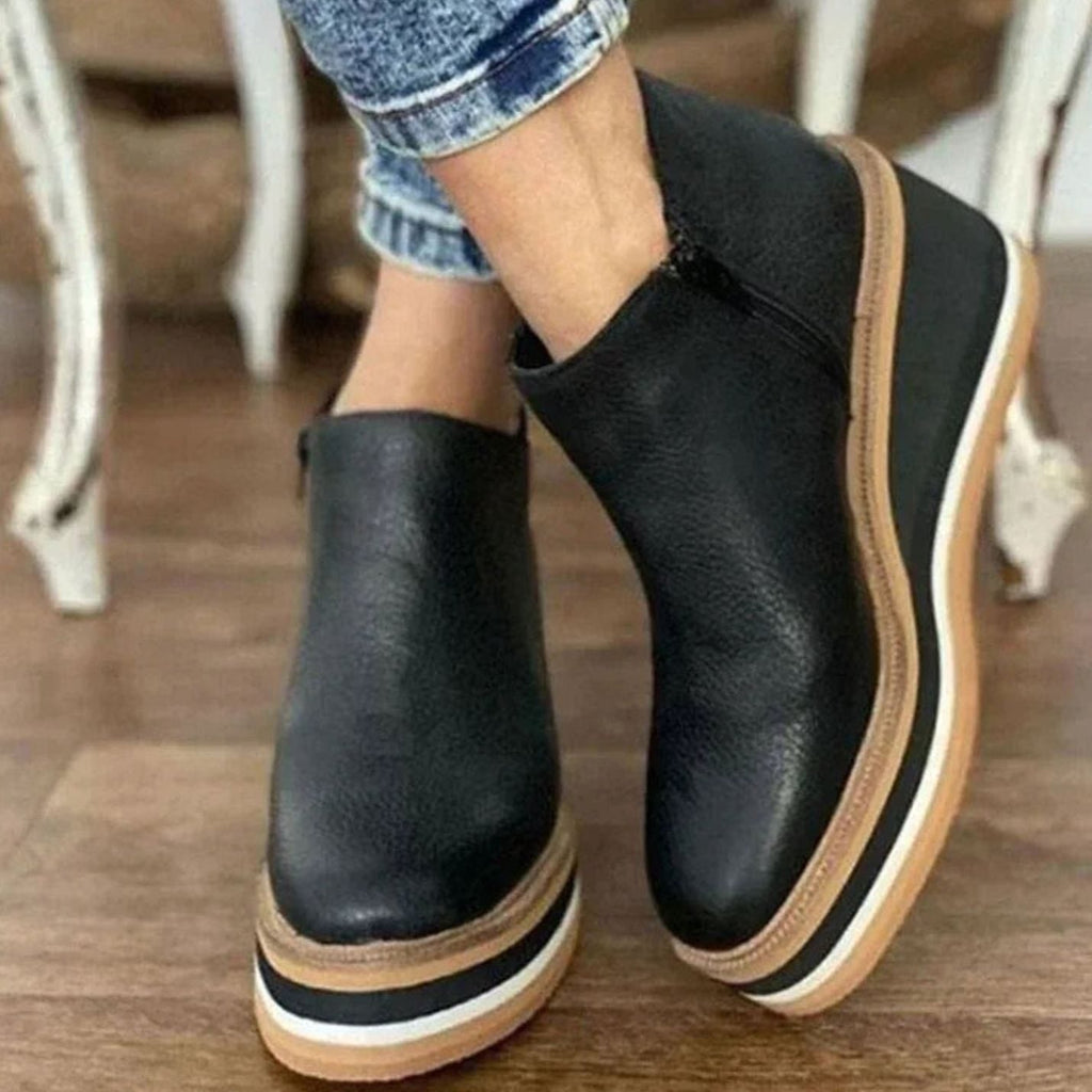 Botines Con Cuña Para Mujer | Plataforma · SeemSeem