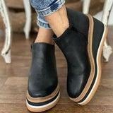 Botines Con Cuña Para Mujer | Plataforma