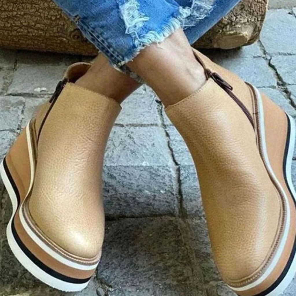 Botines Con Cuña Para Mujer | Plataforma · SeemSeem