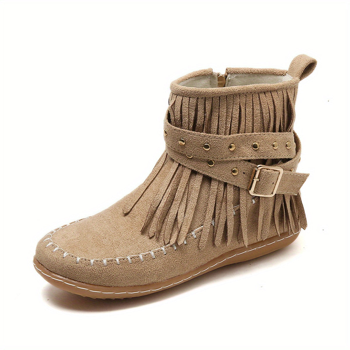 Botines Con Flecos Para Mujer | Ante · SeemSeem