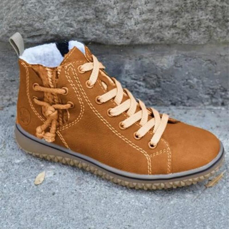 Botines De Invierno Con Cordones Para Mujer | Forro Cálido · SeemSeem