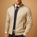 Cárdigan Con Cremallera Para Hombre | Cuello Alzado · SeemSeem