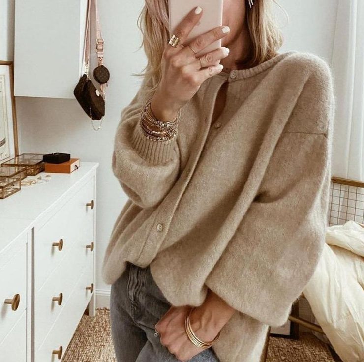 Cárdigan Oversized Para Mujer | Botones Frontales · SeemSeem