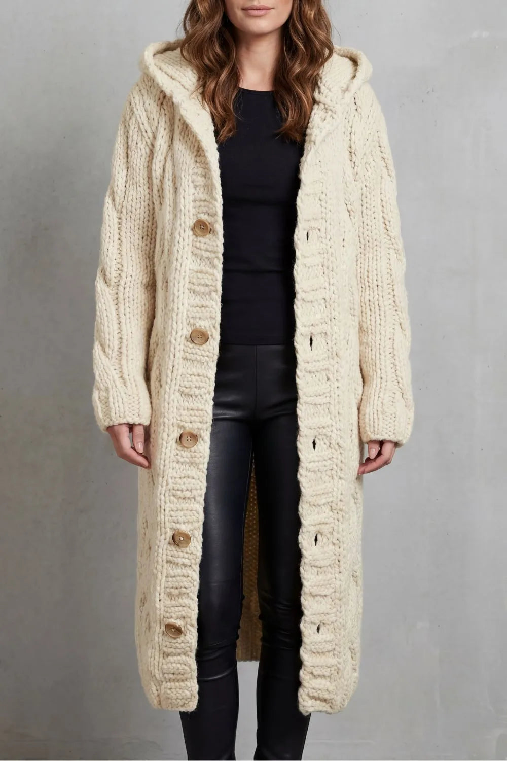 Cárdigan Oversized Para Mujer | Con Capucha · SeemSeem