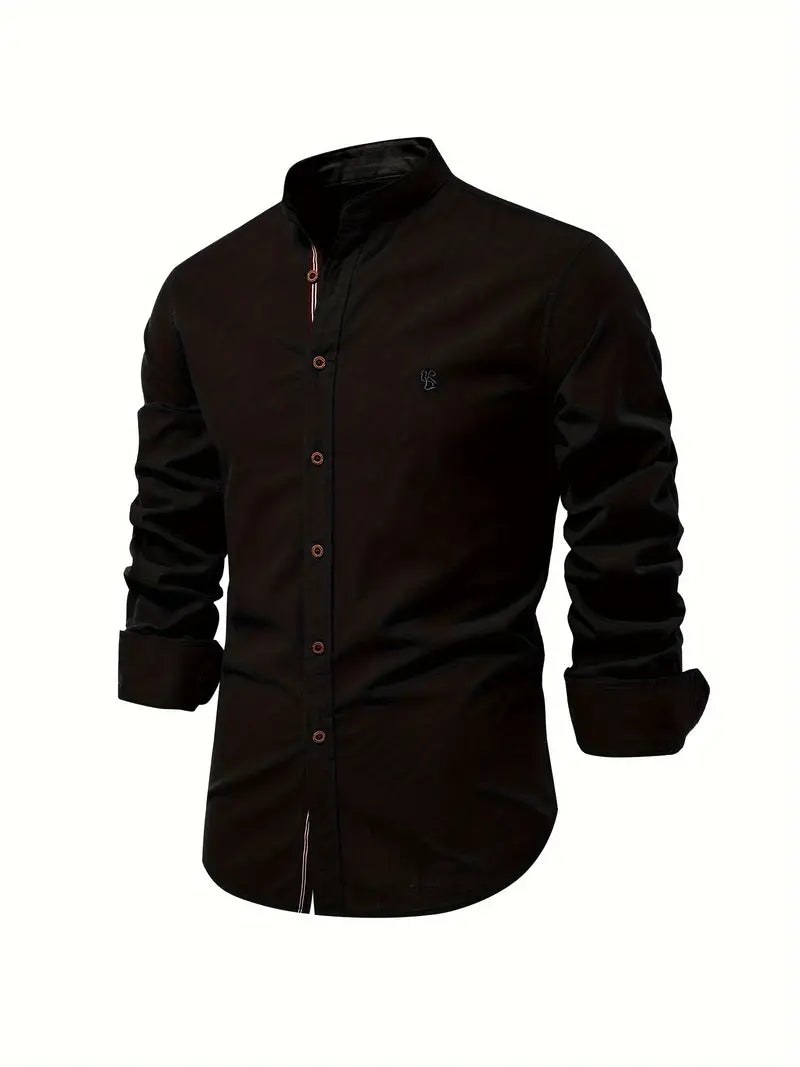 Camisa Clásica Para Hombre | Cuello Mao · SeemSeem
