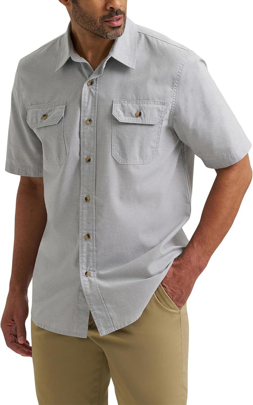 Camisa Manga Corta Para Hombre | Doble Bolsillo · SeemSeem