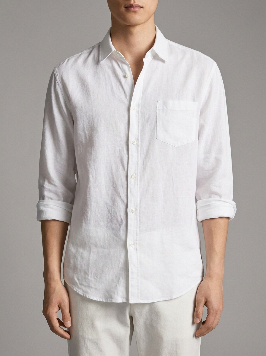 Camisa Oversized Para Hombre | Lino